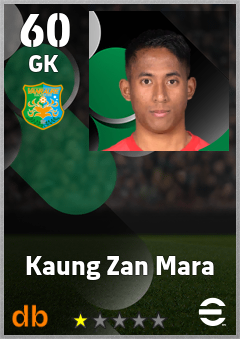 Kaung Zan Mara eFootball player card