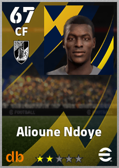Alioune Ndoye — CF, OVR 67, MAX 67