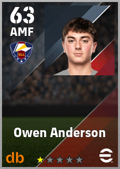 Owen Anderson — AMF, OVR 63, MAX 63