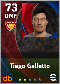 Tiago Galletto — DMF, OVR 73, MAX 73