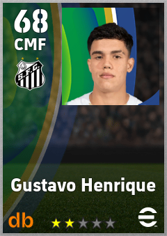Gustavo Henrique — CMF, OVR 68, MAX 68