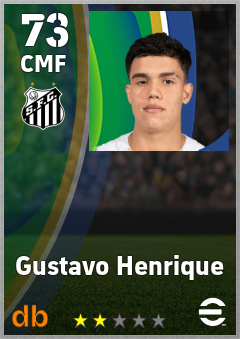 Gustavo Henrique — CMF, OVR 73, MAX 73