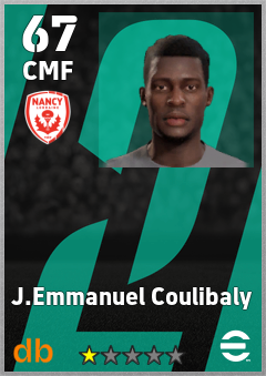 J.Emmanuel Coulibaly — CMF, OVR 67, MAX 67