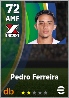 Pedro Ferreira — AMF, OVR 72, MAX 72