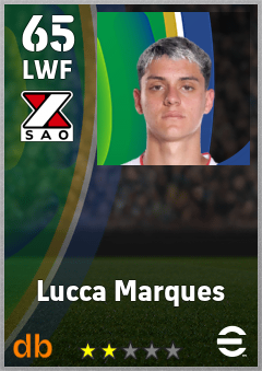 Lucca Marques — LWF, OVR 65, MAX 65