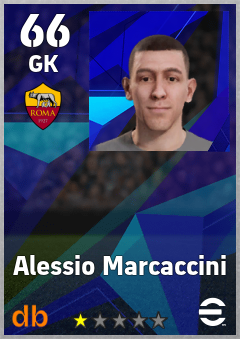 Alessio Marcaccini — GK, OVR 66, MAX 66