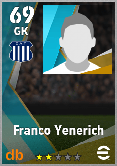 Franco Yenerich — GK, OVR 69, MAX 69