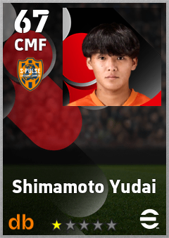 Shimamoto Yudai — CMF, OVR 67, MAX 67
