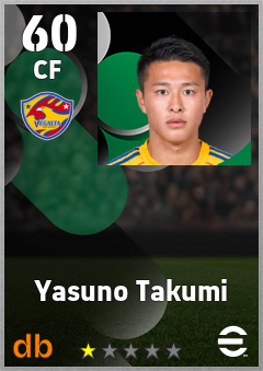 Yasuno Takumi — CF, OVR 60, MAX 60