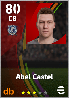 Abel Castel — CB, OVR 80, MAX 80