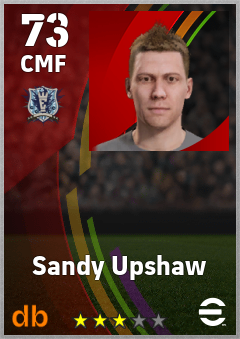 Sandy Upshaw — CMF, OVR 73, MAX 73