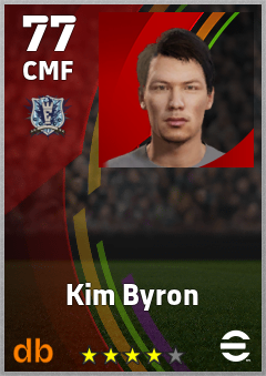 Kim Byron — CMF, OVR 77, MAX 77