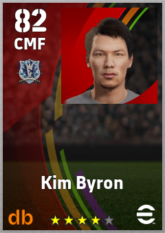Kim Byron — CMF, OVR 82, MAX 82