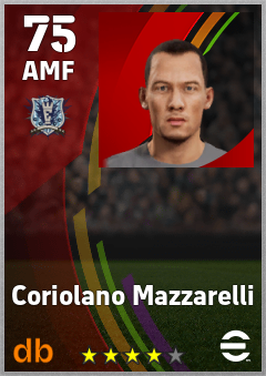 Coriolano Mazzarelli — AMF, OVR 75, MAX 75