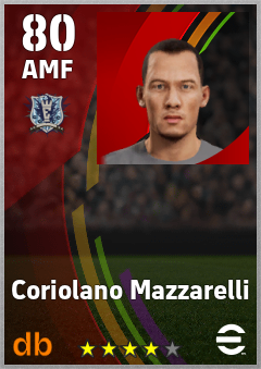 Coriolano Mazzarelli — AMF, OVR 80, MAX 80