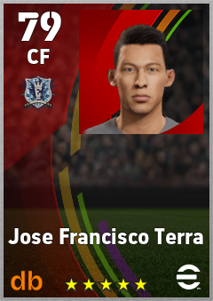 Jose Francisco Terra — CF, OVR 79, MAX 79