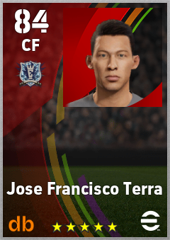 Jose Francisco Terra — CF, OVR 84, MAX 84