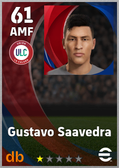 Gustavo Saavedra — AMF, OVR 61, MAX 61