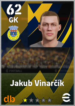Jakub Vinarčík eFootball player card