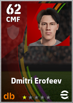 Dmitri Erofeev eFootball player card