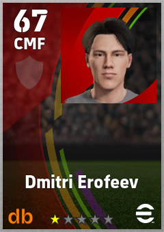 Dmitri Erofeev eFootball player card