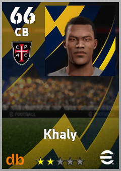 Khaly — CB, OVR 66, MAX 66
