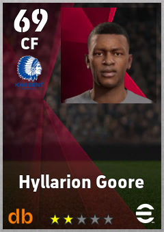 Hyllarion Goore eFootball player card