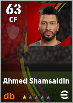 Ahmed Shamsaldin eFootball player card