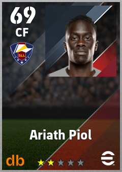Ariath Piol — CF, OVR 69, MAX 69