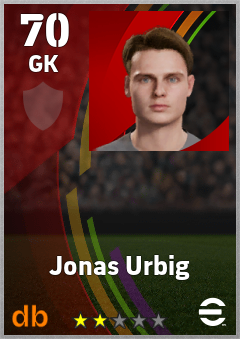 Jonas Urbig eFootball player card