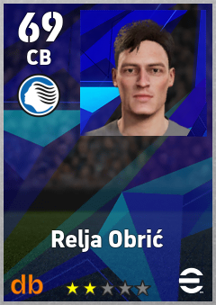 Relja Obrić eFootball player card
