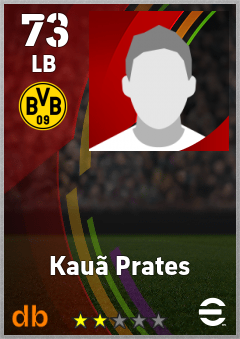 Kauã Prates — LB, OVR 73, MAX 73