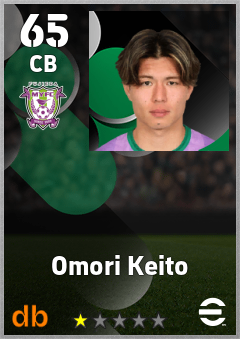 Omori Keito — CB, OVR 65, MAX 65