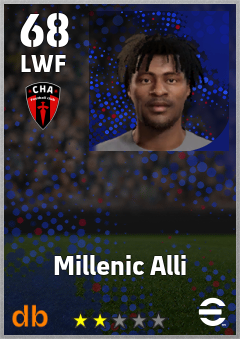 Millenic Alli — LWF, OVR 68, MAX 68