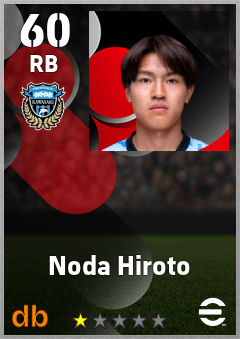 Noda Hiroto eFootball player card
