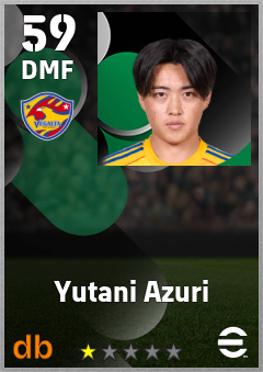 Yutani Azuri — DMF, OVR 59, MAX 59