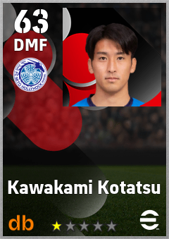 Kawakami Kotatsu — DMF, OVR 63, MAX 63