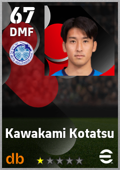 Kawakami Kotatsu — DMF, OVR 67, MAX 67