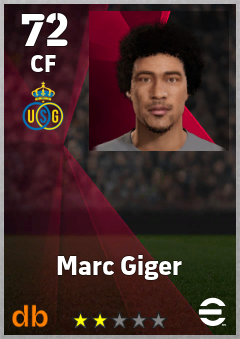 Marc Giger eFootball player card