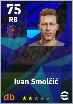 Ivan Smolčić — RB, OVR 75, MAX 75