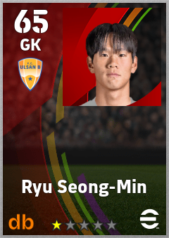 Ryu Seong-Min eFootball player card