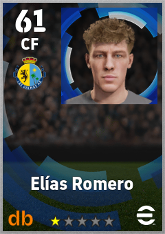 Elías Romero — CF, OVR 61, MAX 61