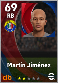 Martín Jiménez — RB, OVR 69, MAX 69