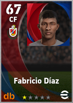 Fabricio Díaz eFootball player card