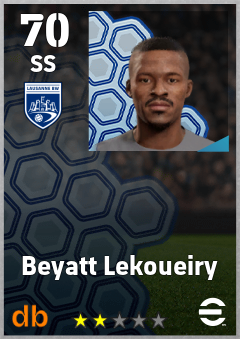 Beyatt Lekoueiry — SS, OVR 70, MAX 70