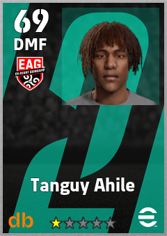 Tanguy Ahile — DMF, OVR 69, MAX 69