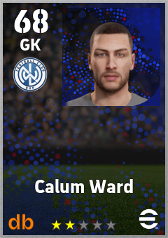Calum Ward — GK, OVR 68, MAX 68
