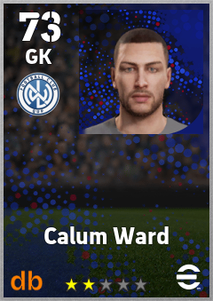 Calum Ward — GK, OVR 73, MAX 73
