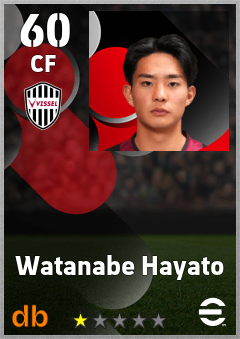 Watanabe Hayato eFootball player card