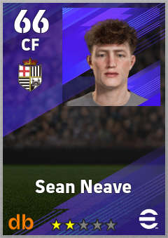 Sean Neave eFootball player card